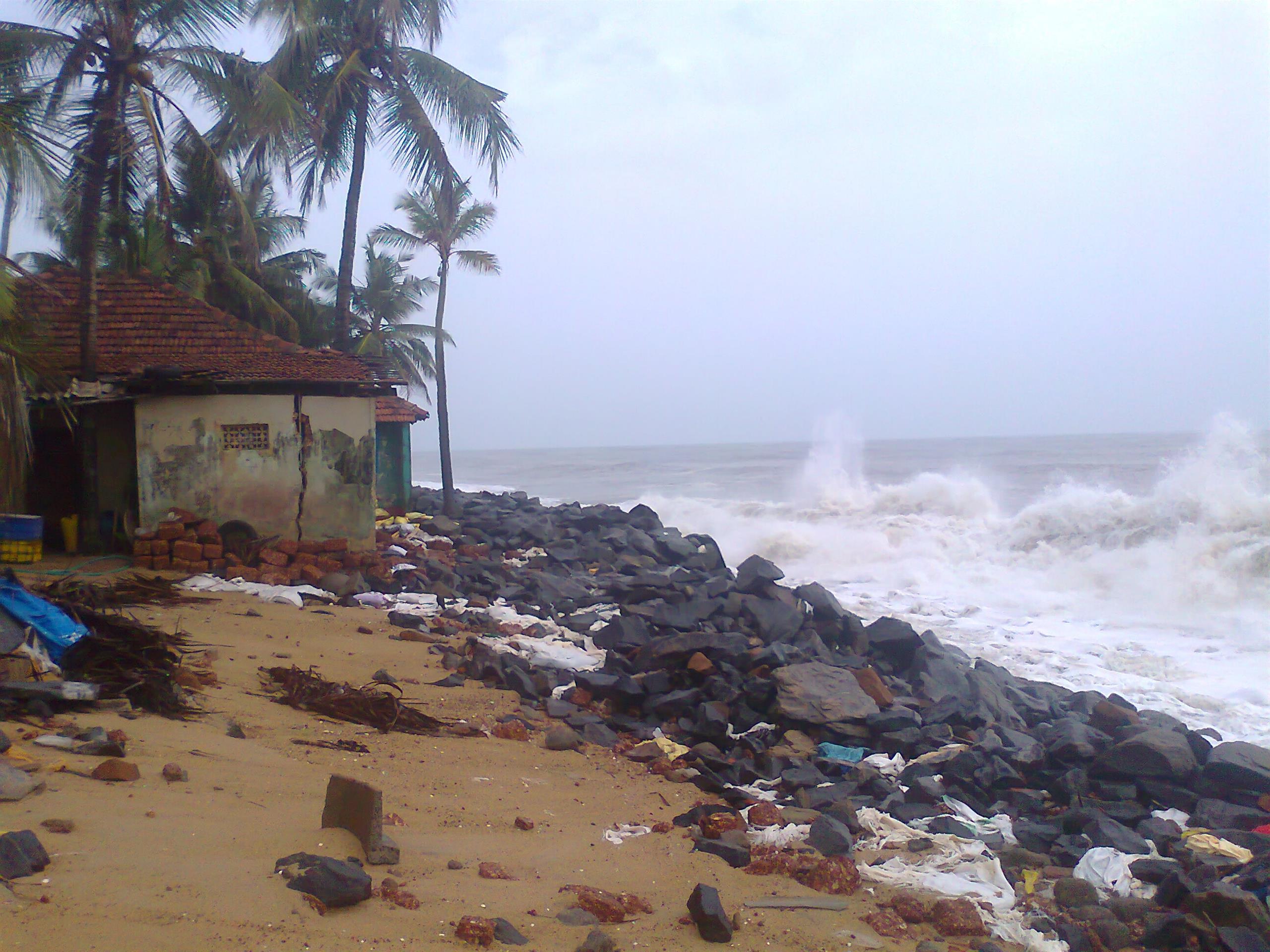 Rising sea levels and the threat of coastal erosion to low-lying areas