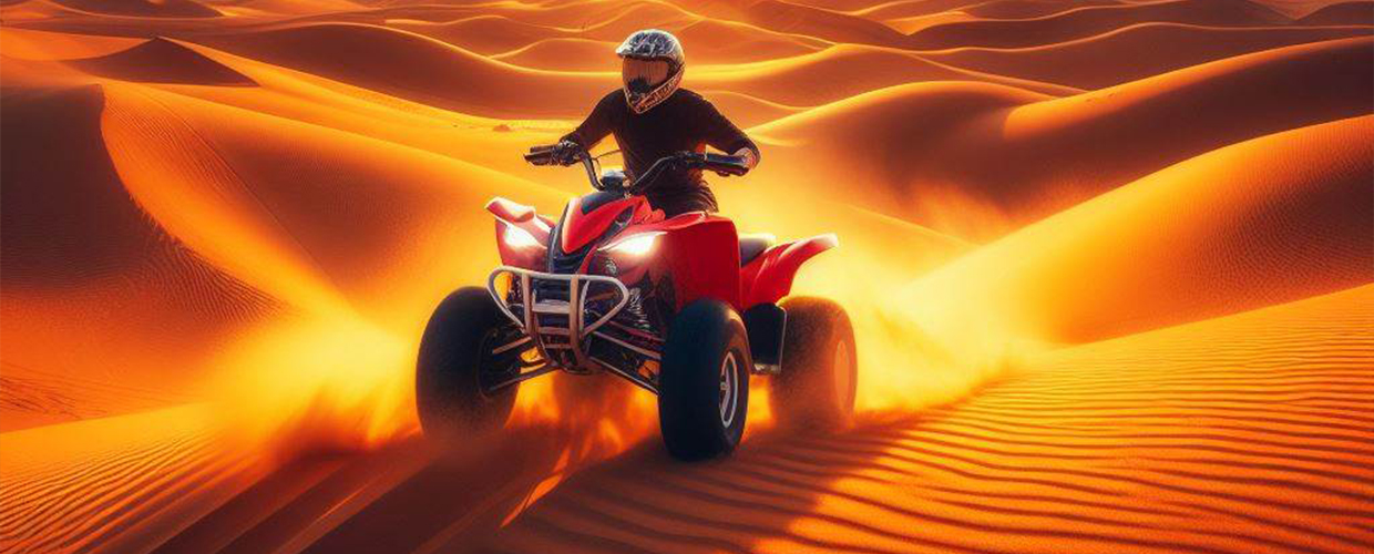 Ride tha fuck into tha Sunset: Quad Bikin Tours up in Dubai’s Golden Sands